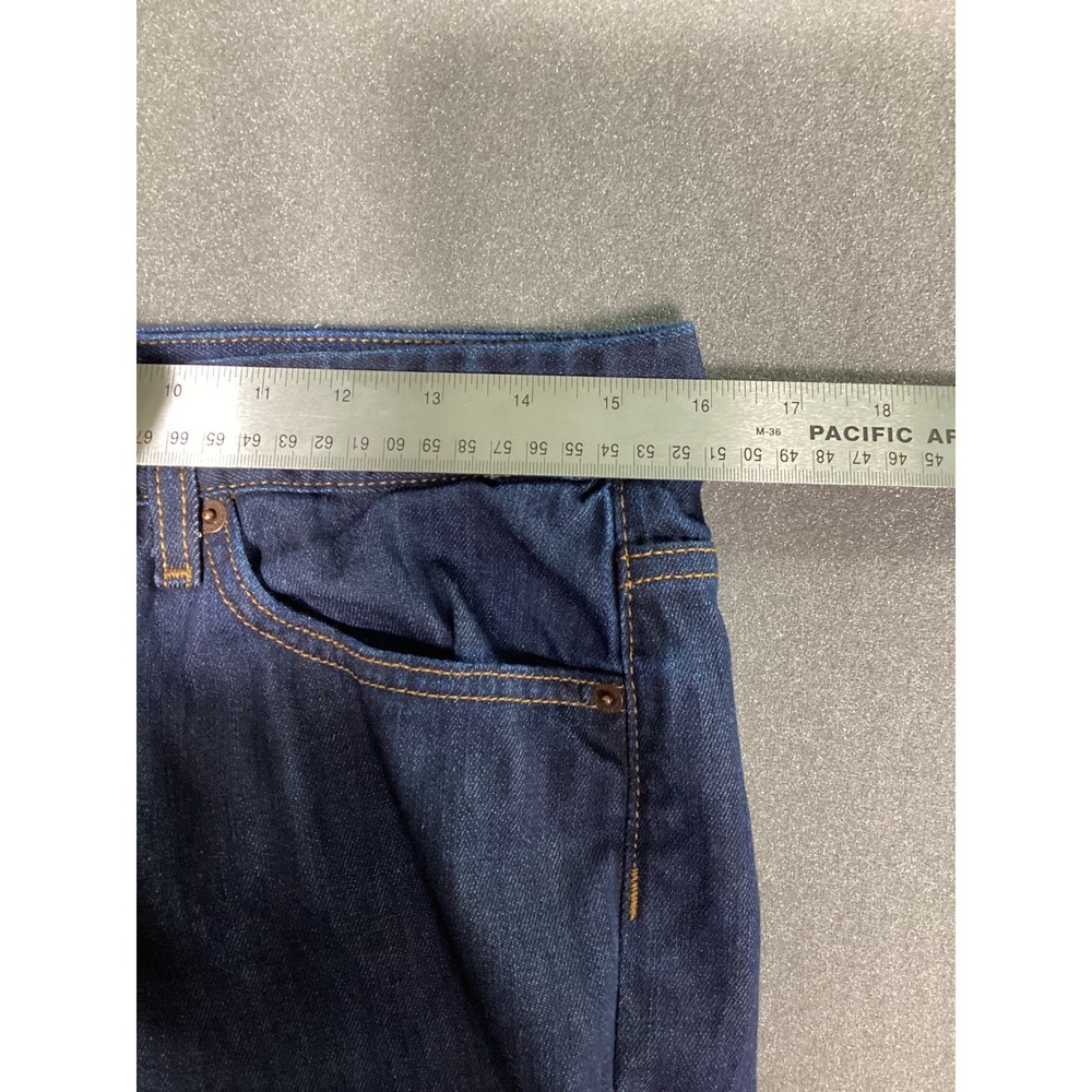 Lands End Women's Canvas Jeans Sz 29 Mid Rise(measures 32 x 26) Slim Leg - Picture 3 of 9
